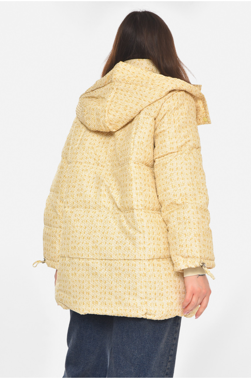 Куртка женская демисезонная бежевого цвета 8802 210834