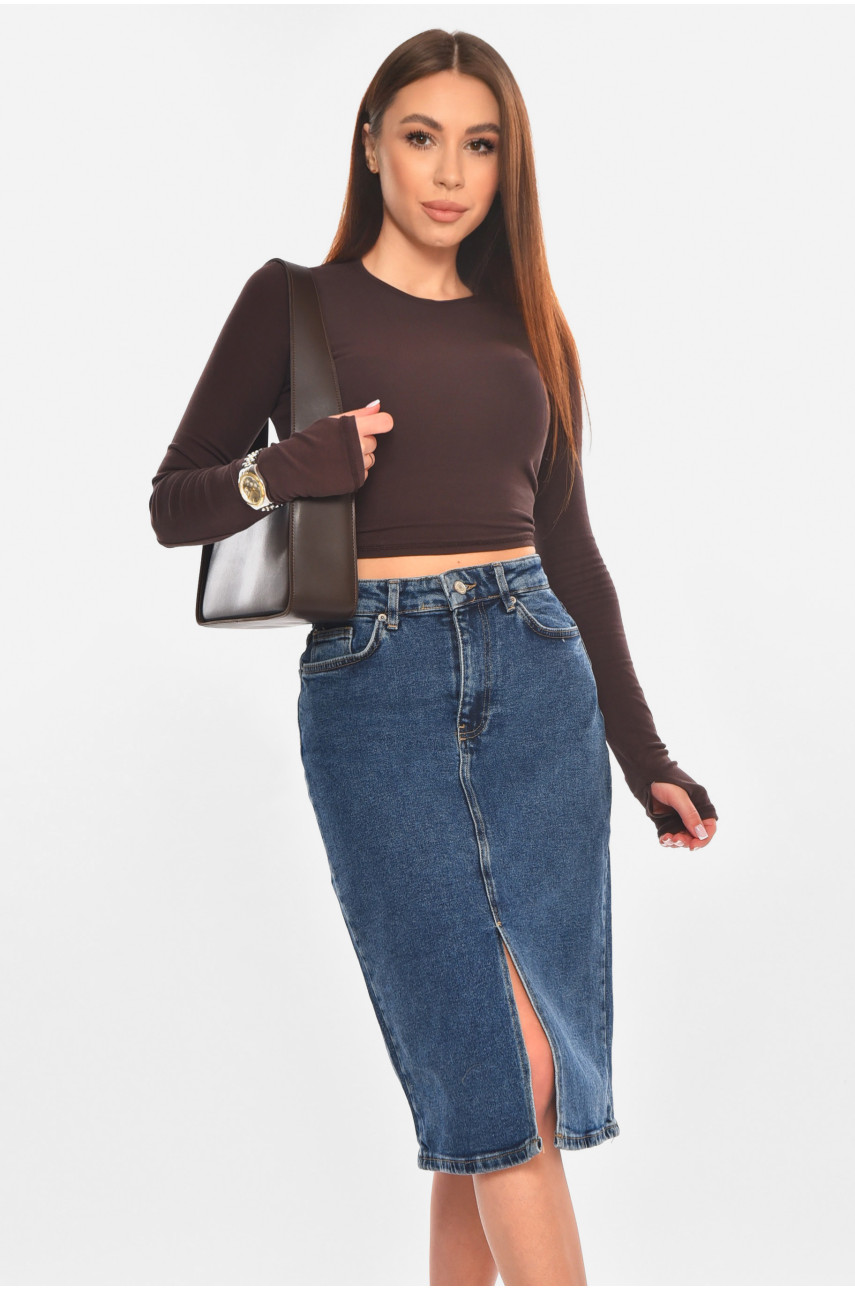 Спідниця жіноча джинсова синього кольору 2855 210859