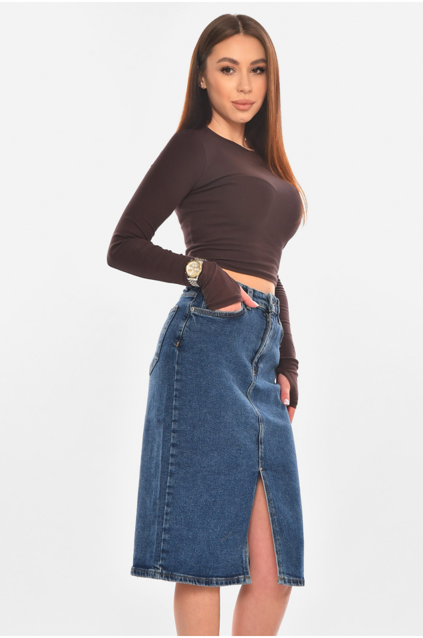 Спідниця жіноча джинсова синього кольору 2855 210859