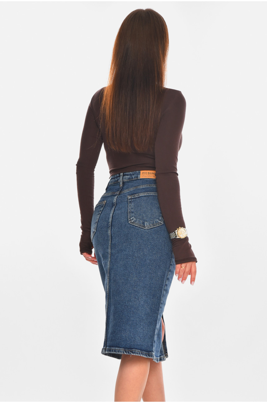 Спідниця жіноча джинсова синього кольору 2855 210859