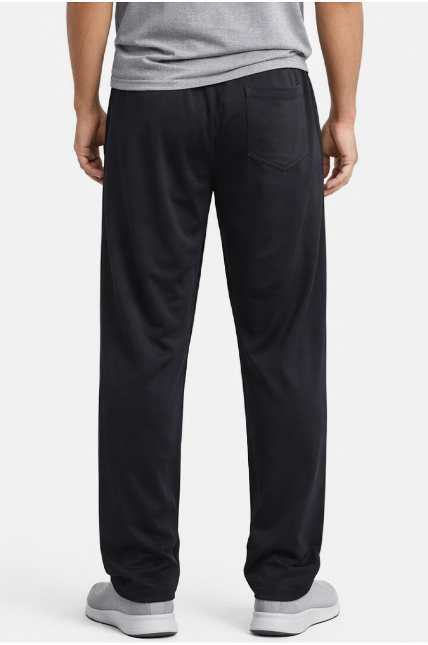 Спортивные штаны мужские полубатальные черного цвета А2095-4 210887