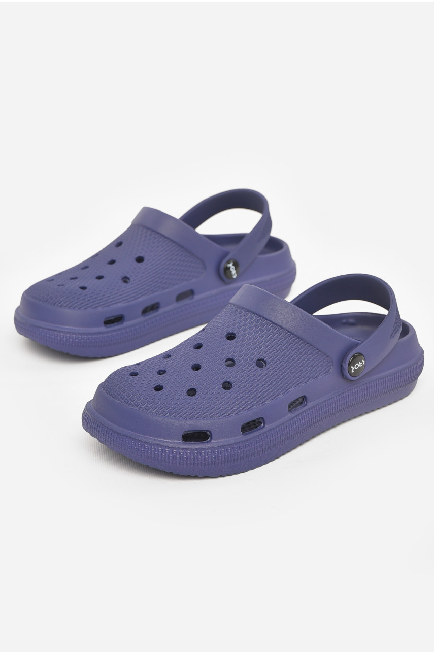 Кроксы женские темно-синего цвета С-98 210892
