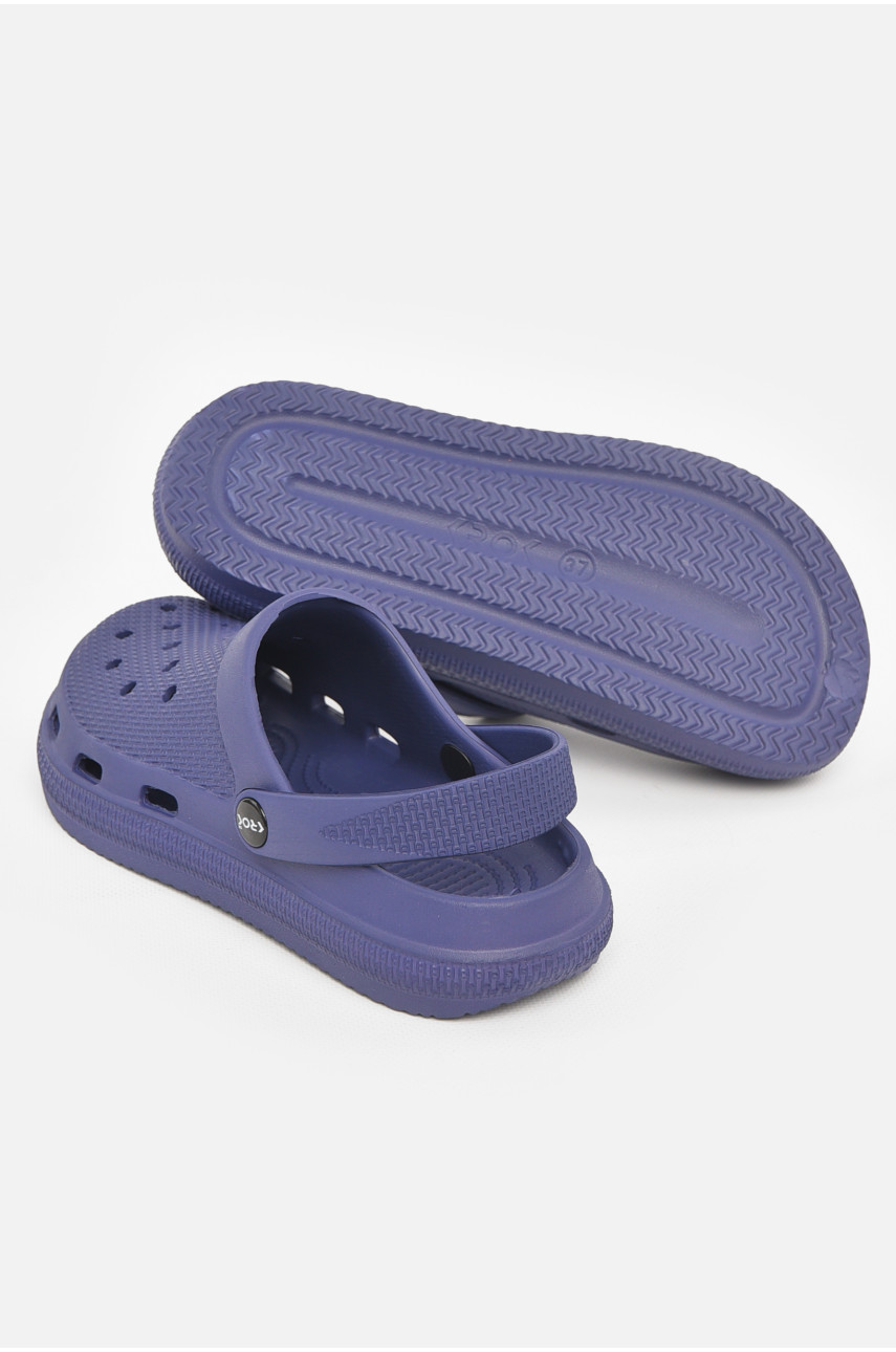 Кроксы женские темно-синего цвета С-98 210892