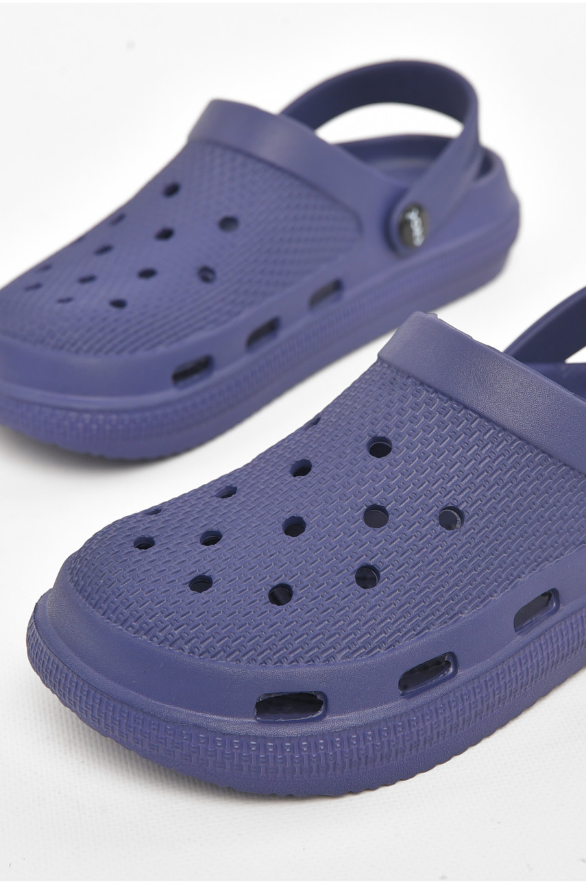 Кроксы женские темно-синего цвета С-98 210892