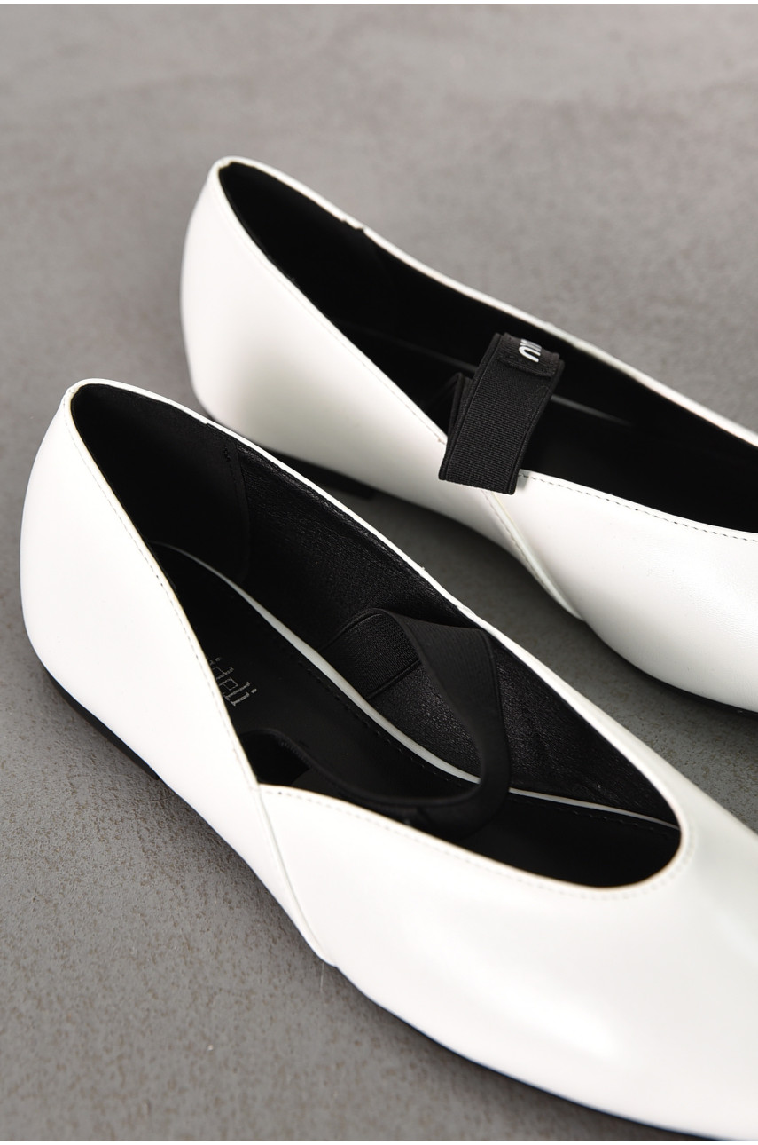 Балетки женские белого цвета W 953-3 210907 Балетки женские белого цвета W 953-3 210907