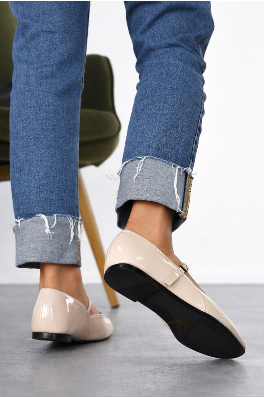 Балетки женские светло-бежевого цвета W 953-18 210908