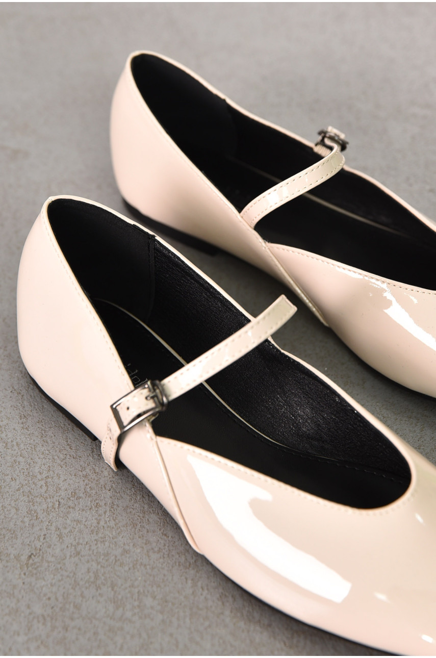 Балетки женские светло-бежевого цвета W 953-18 210908