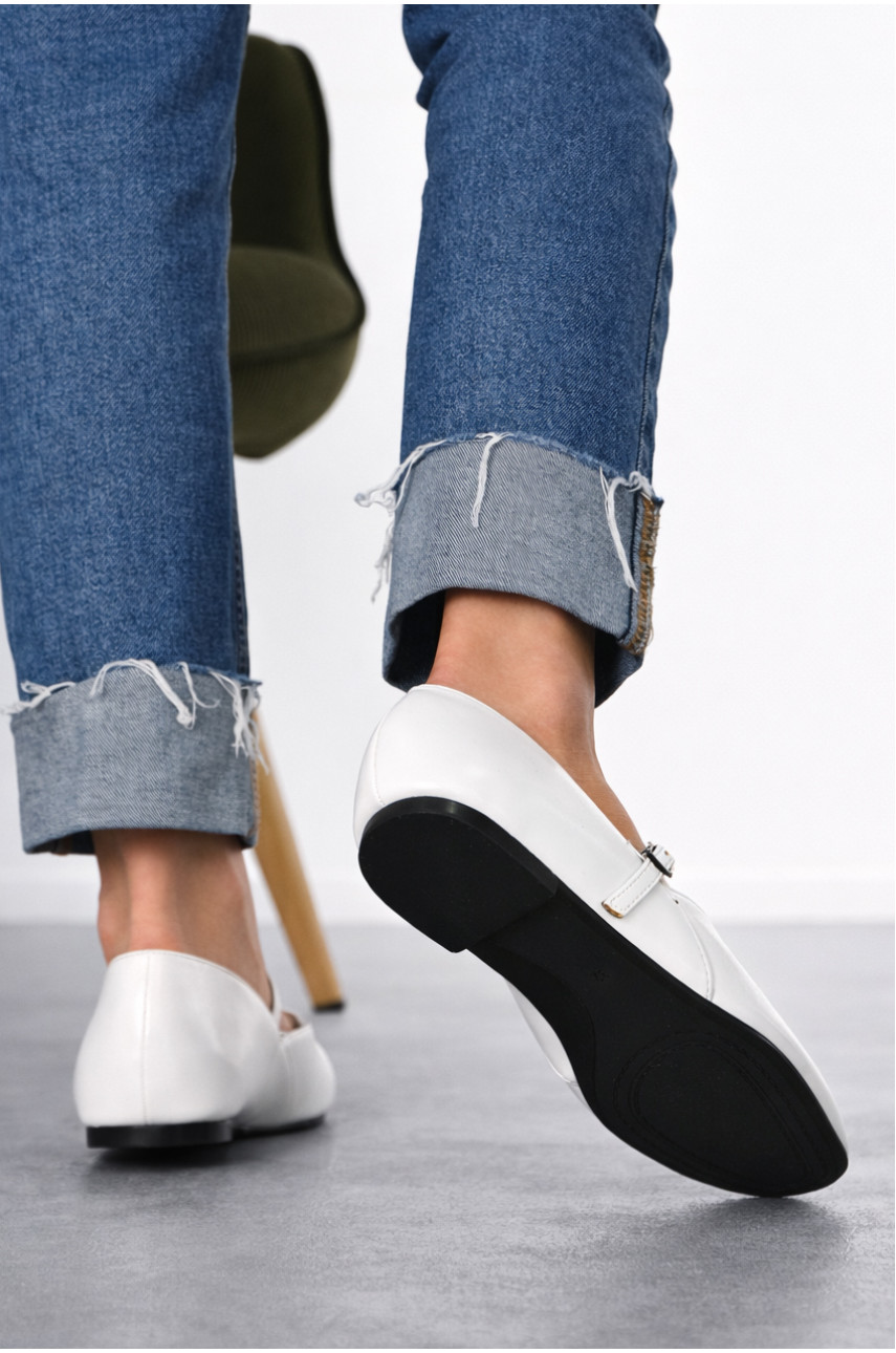 Балетки женские белого цвета W 953-13 210911