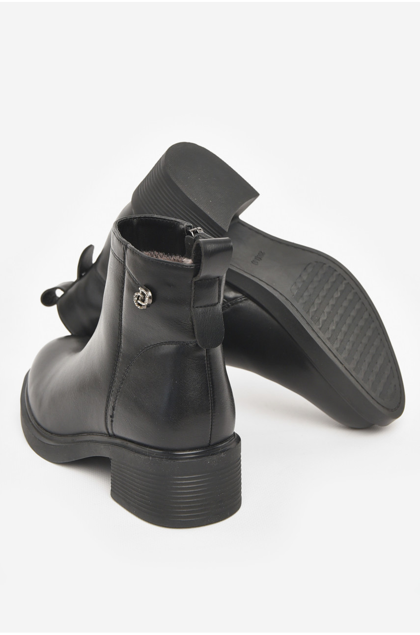 Ботинки женские зимние черного цвета 2661 210966