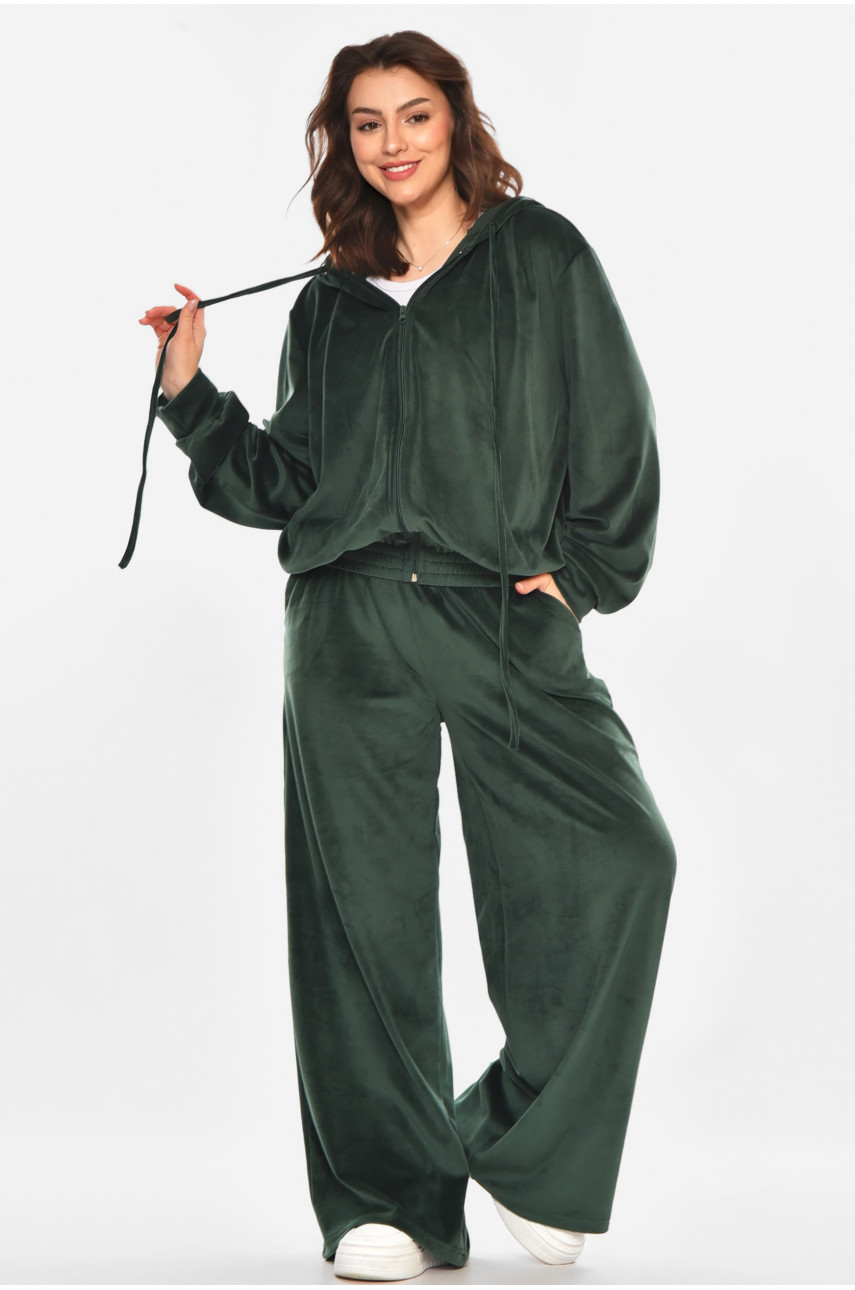 Спортивний костюм жіночий зеленого кольору 1053 210993