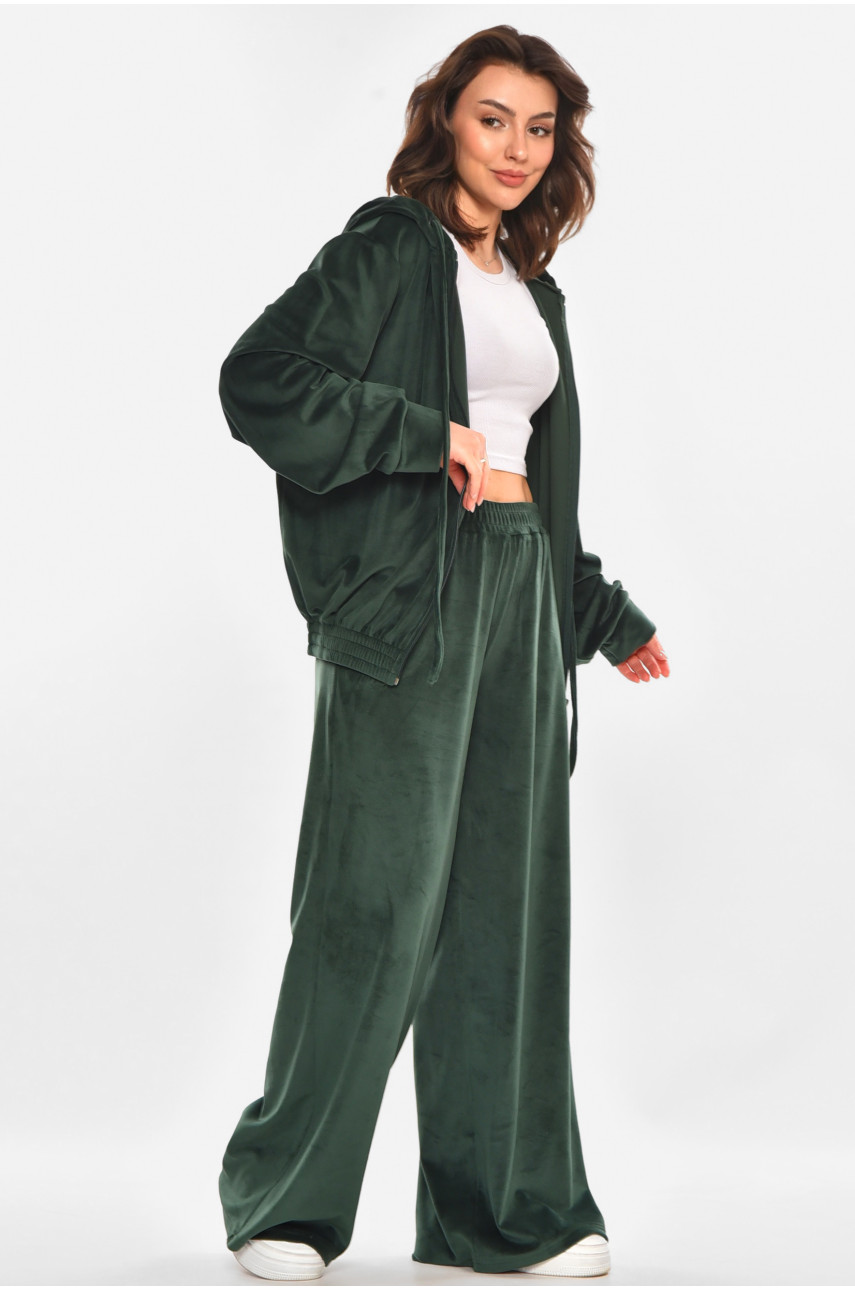 Спортивний костюм жіночий зеленого кольору 1053 210993