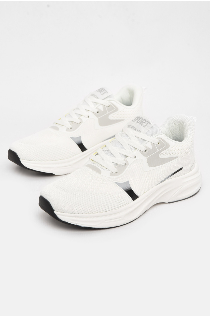 Кроссовки мужские белого цвета 8802 210994