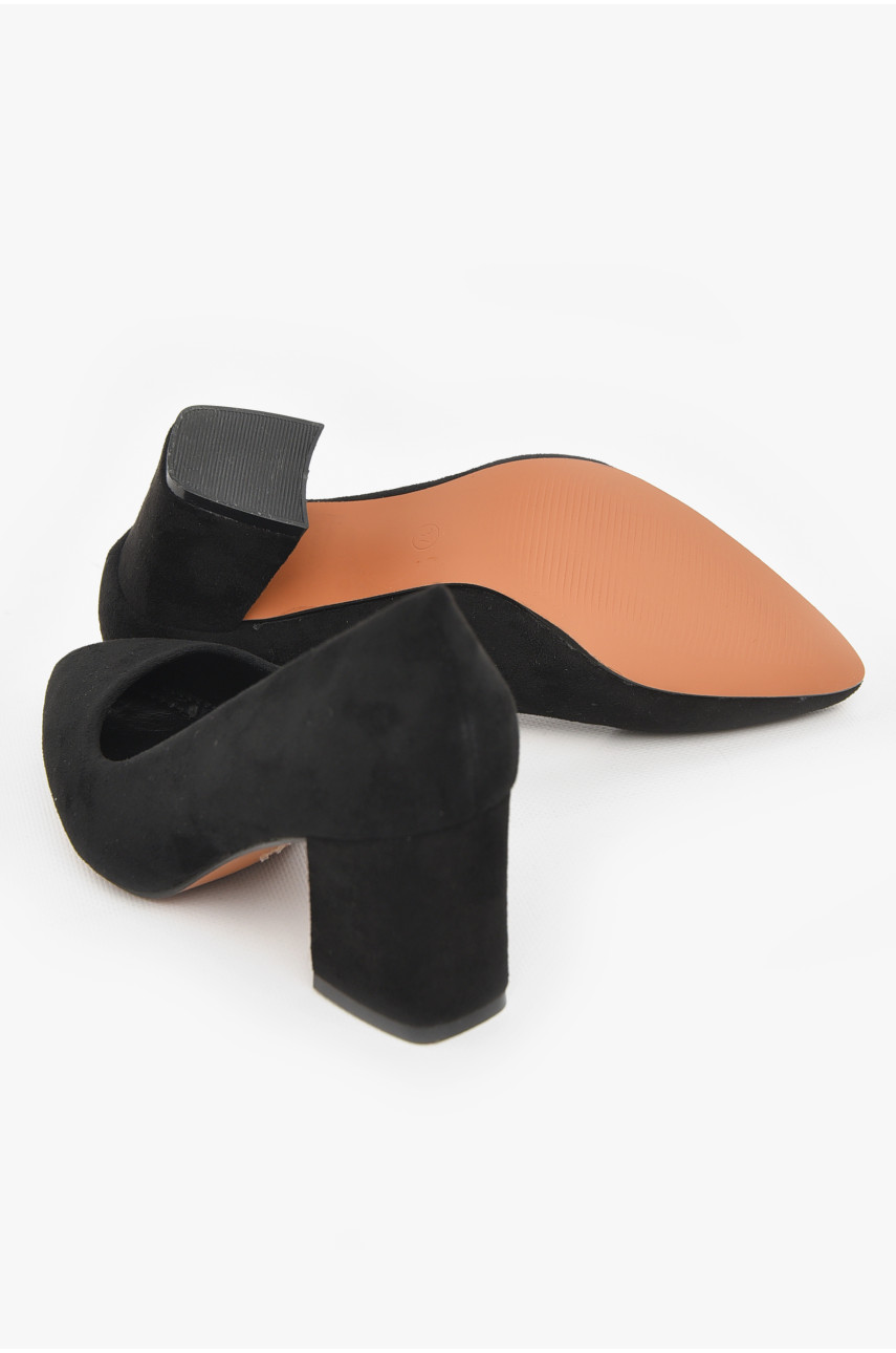 Туфли женские черного цвета 2025-1 211001