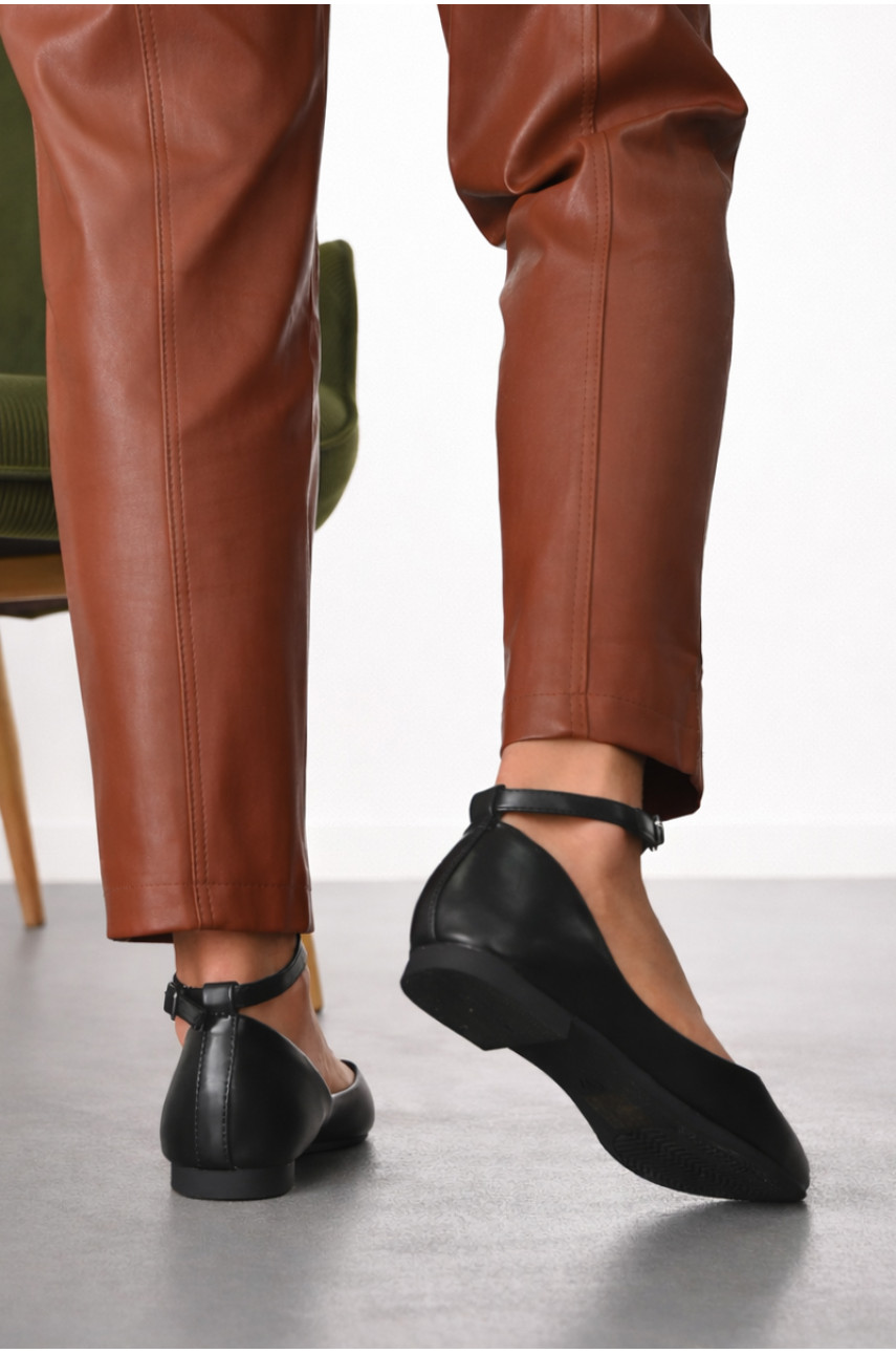 Балетки женские черного цвета W1311-2 211013 Балетки женские черного цвета W1311-2 211013