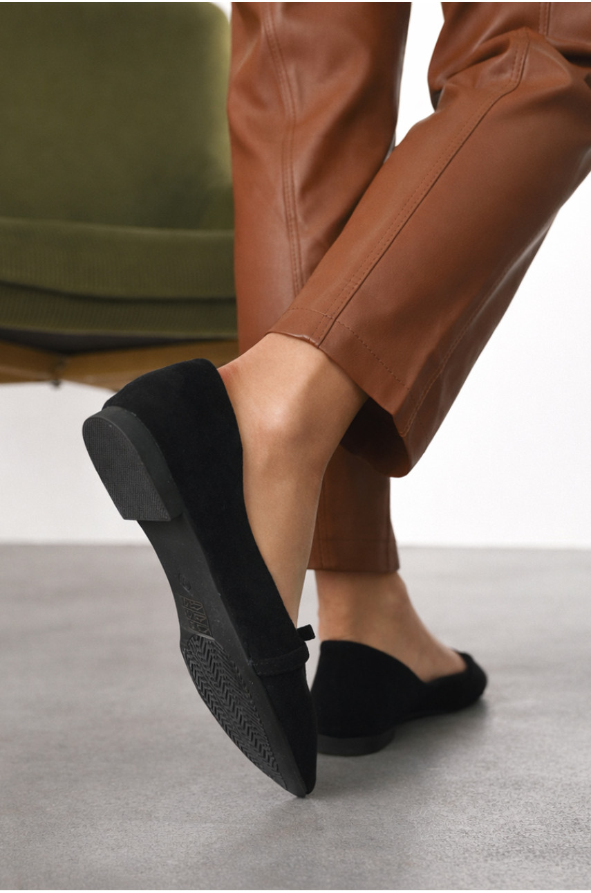 Балетки женские черного цвета W1311-7 211014