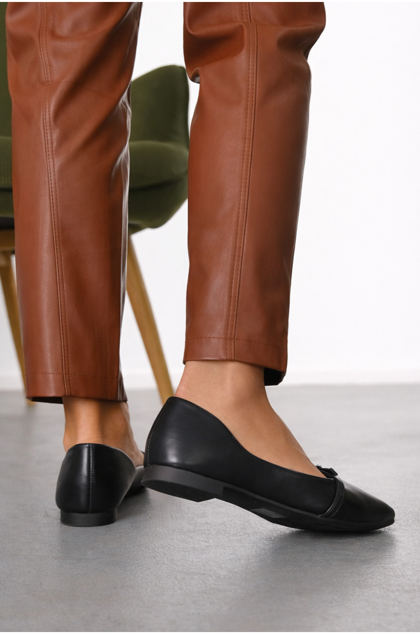 Балетки женские черного цвета W1311-8 211016