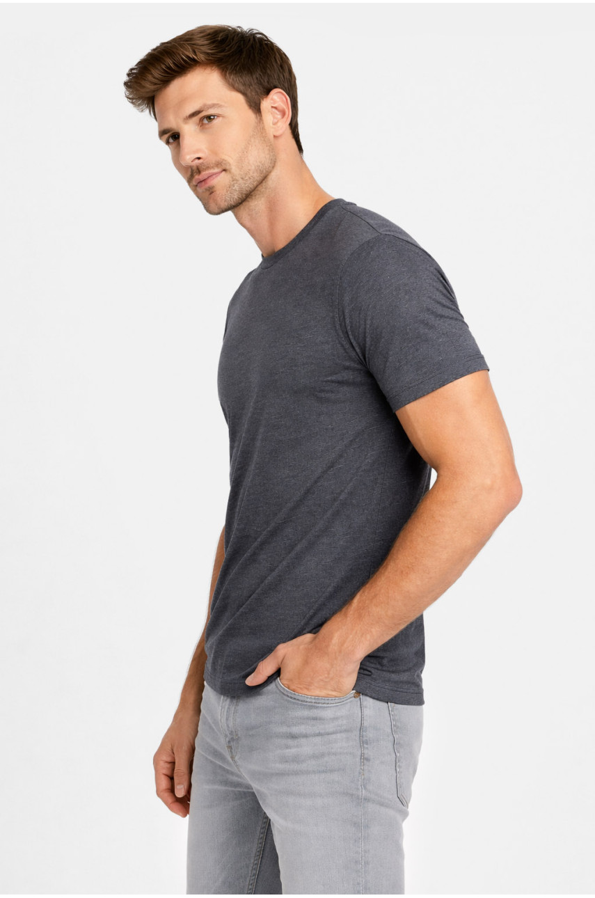 Футболка чоловіча однотонна сірого кольору 2303 211018