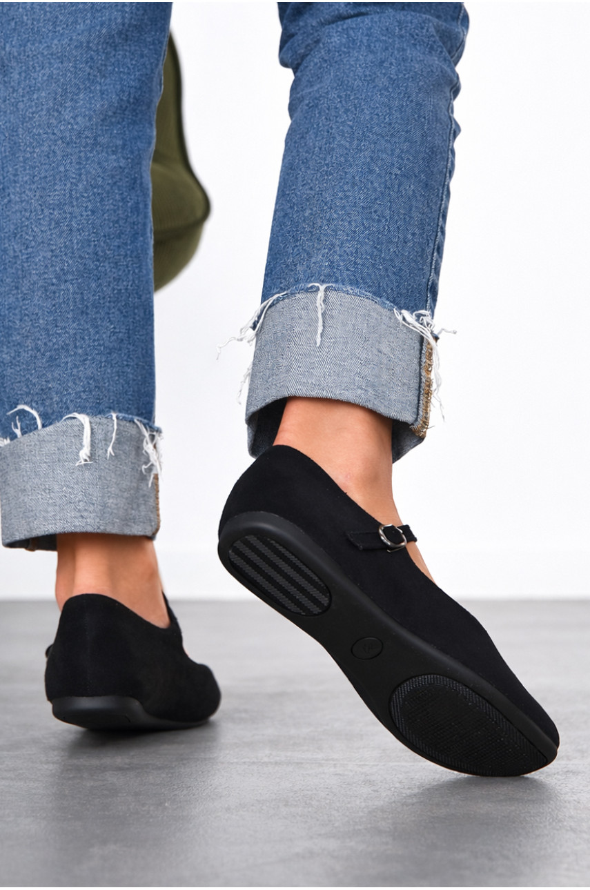 Балетки женские черного цвета 165-20 211031