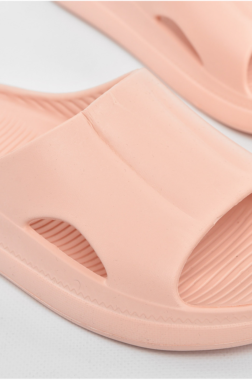 Шлепанцы пена женские пудрового цвета Уценка 510 211034