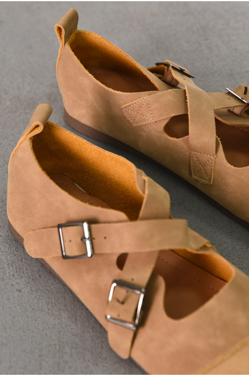 Балетки женские бежевого цвета D913-2 211045