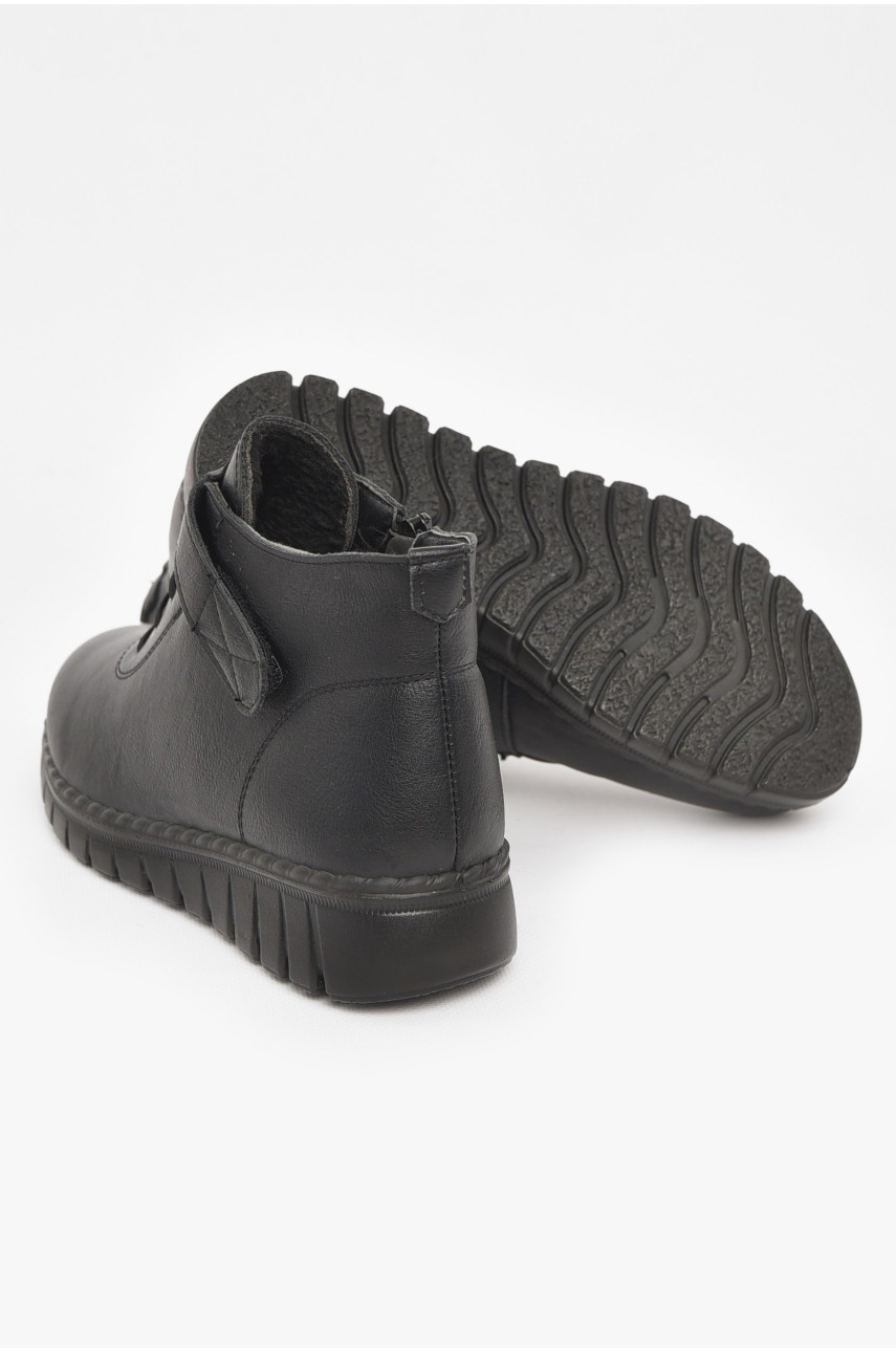 Ботинки женские зимние черного цвета 3102-1 211058 Ботинки женские зимние черного цвета 3102-1 211058