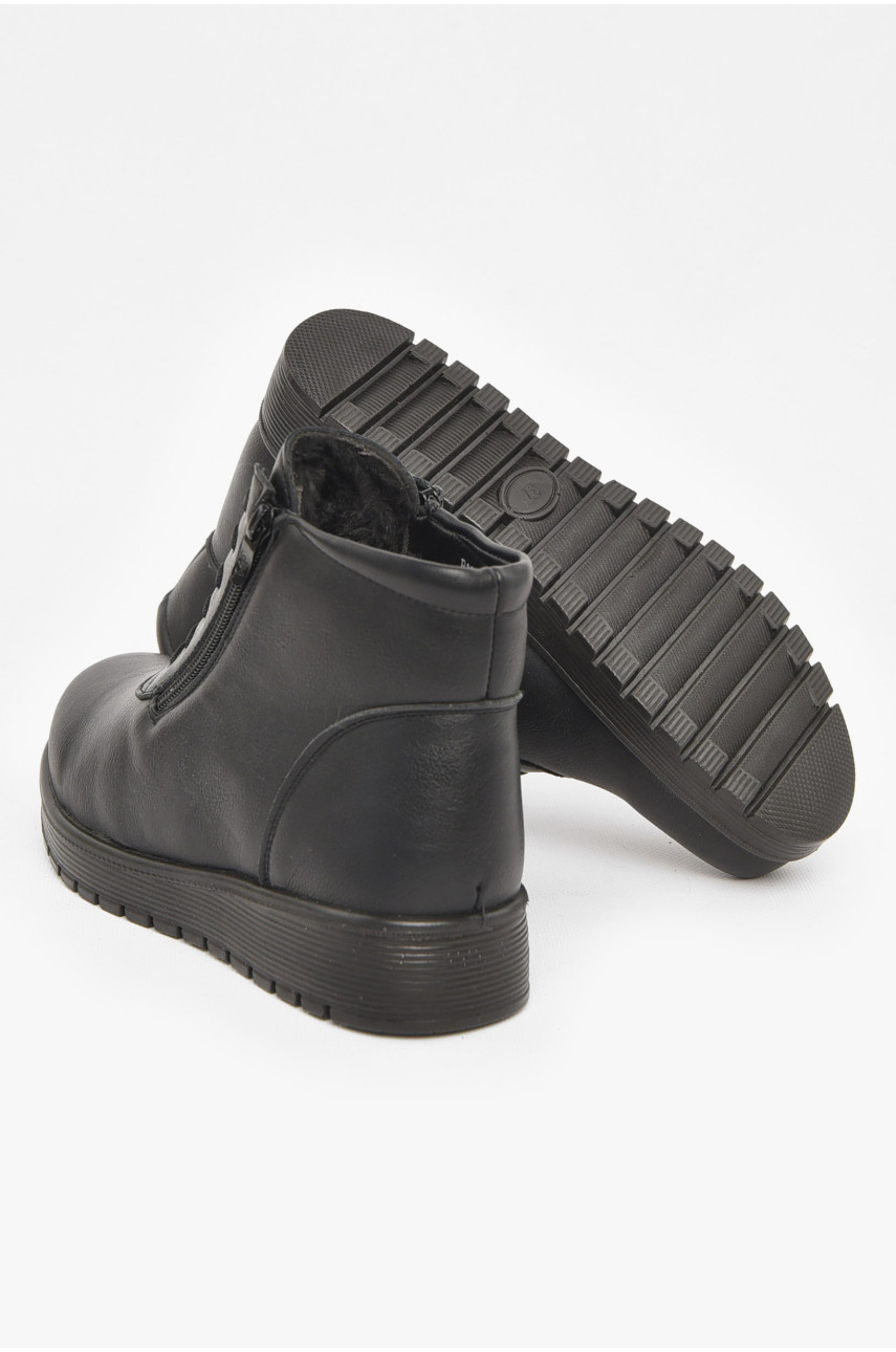 Ботинки женские зимние черного цвета 18-1 211062 Ботинки женские зимние черного цвета 18-1 211062