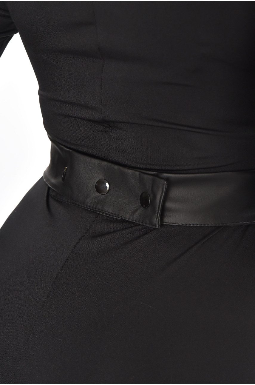 Сукня жіноча однотонна чорного кольору 201 211070