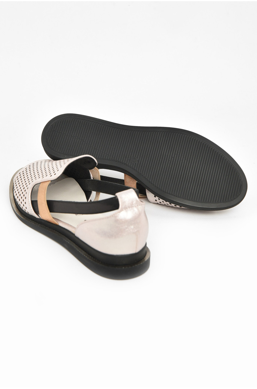 Босоножки женские розового цвета 1751-4 211078