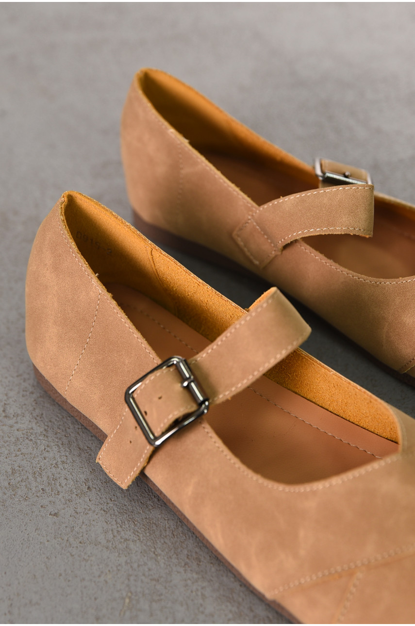 Балетки женские коричневого цвета D915-2 211079 Балетки женские коричневого цвета D915-2 211079