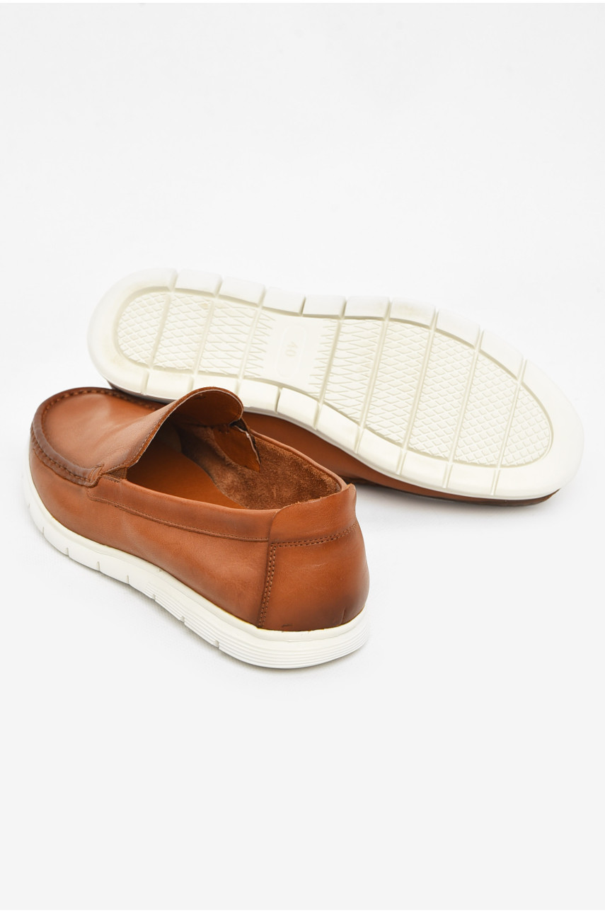 Туфли мужские светло-коричневого цвета 745 211085