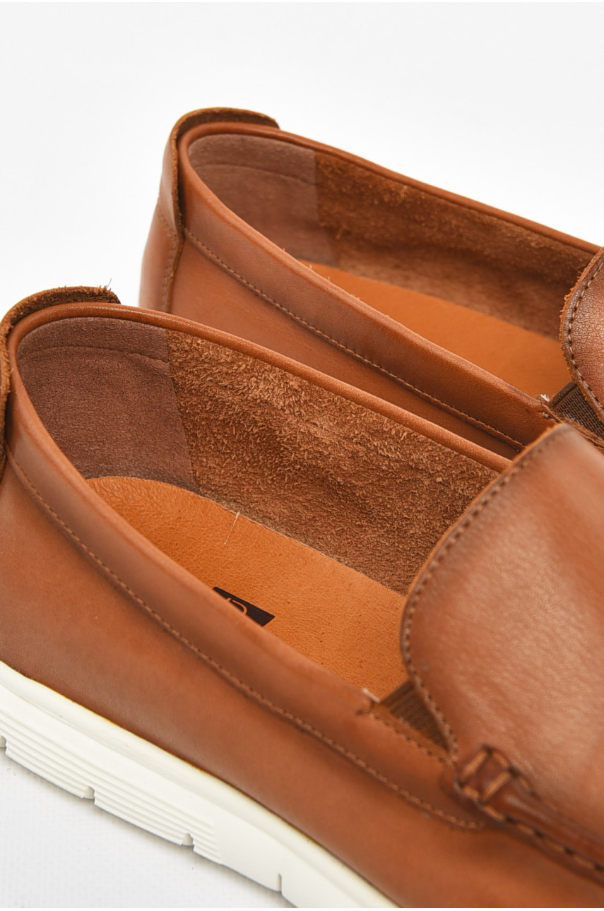 Туфли мужские светло-коричневого цвета 745 211085