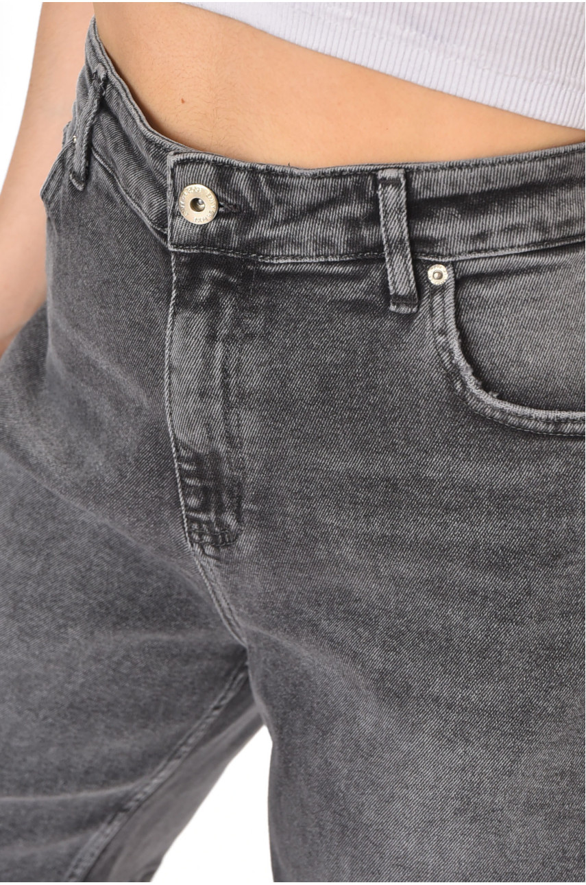 Шорты женские джинсовые серого цвета 5461-1 211091