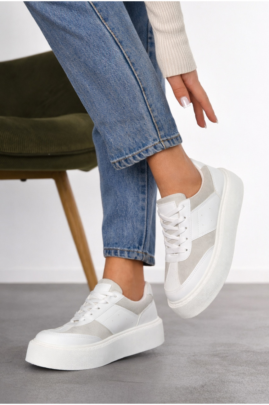 Кроссовки женские белого цвета Уценка 2024-26-2 211094