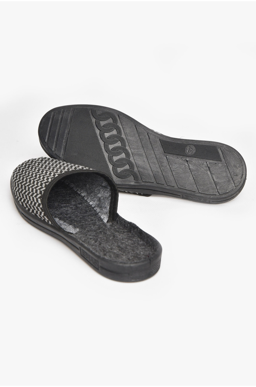 Тапочки женские черного цвета Ебіас асорті 211110 Тапочки женские черного цвета Ебіас асорті 211110