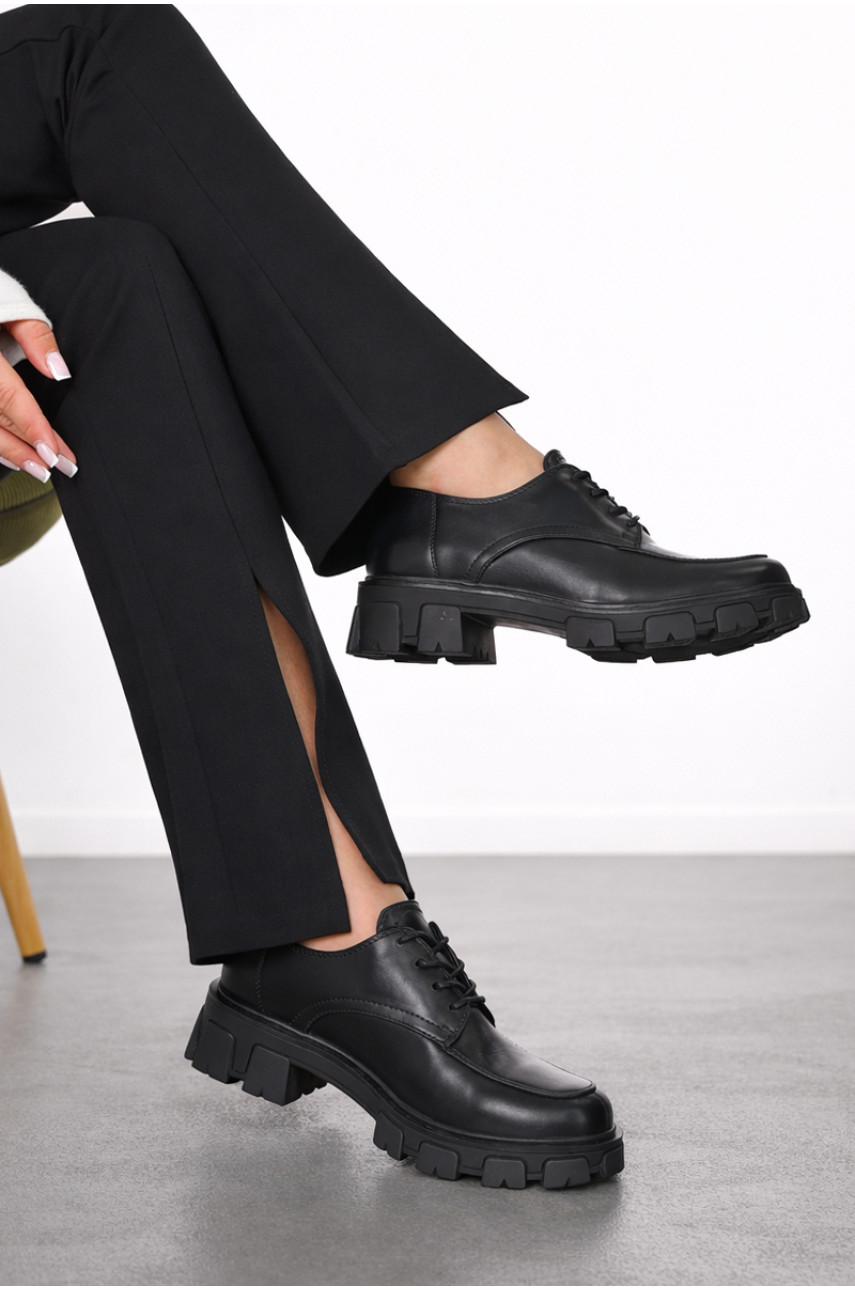 Лофери жіночі чорного кольору TD222-1 211120