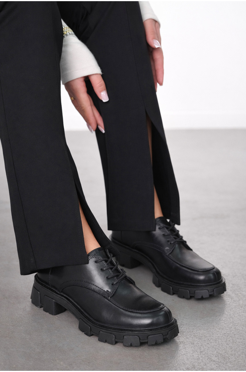 Лофери жіночі чорного кольору TD222-1 211120