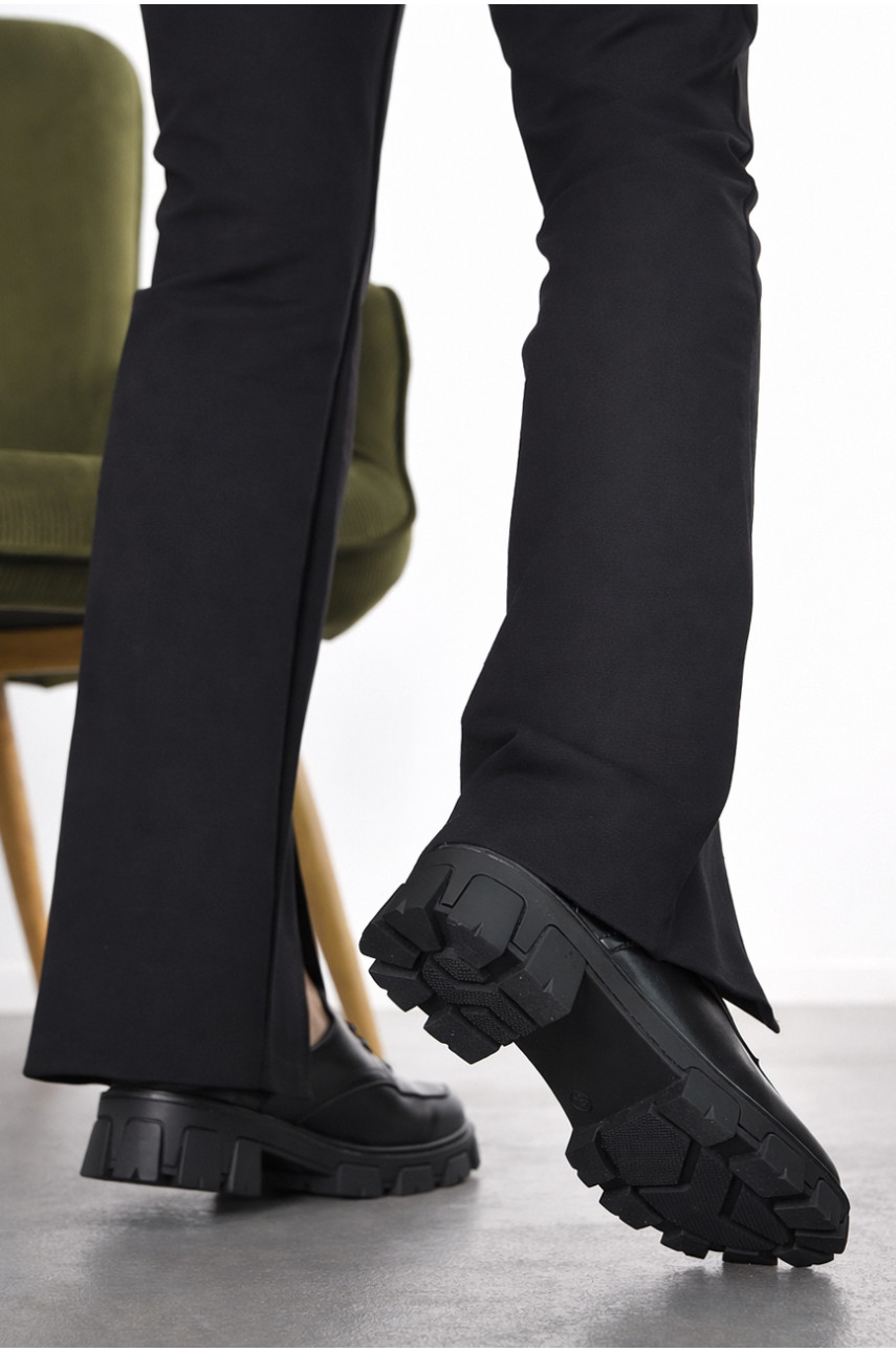 Лофери жіночі чорного кольору TD222-1 211120