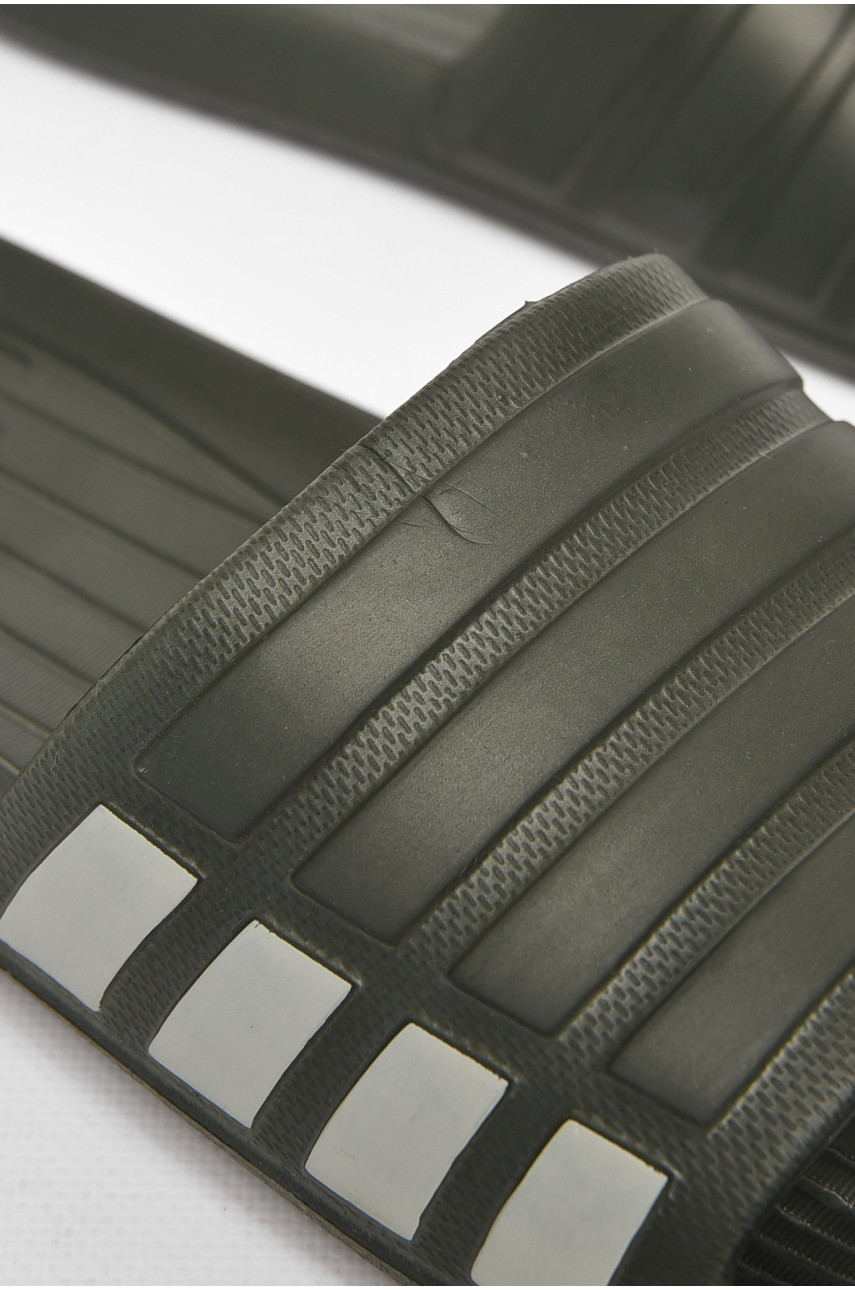 Шлепанцы мужские пена темно-зеленого цвета Уценка L-140 211122