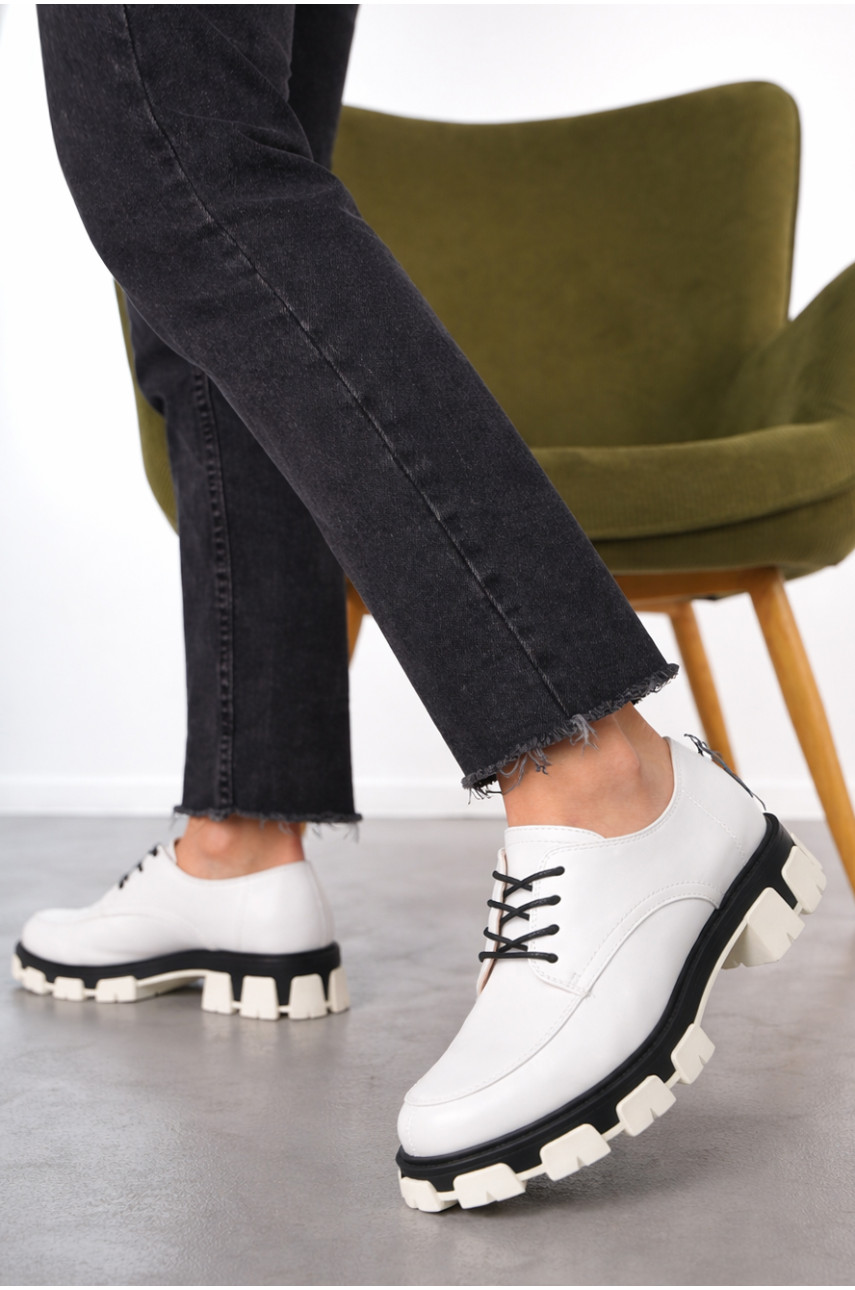 Лофери жіночі білого кольору TD222-26 211123