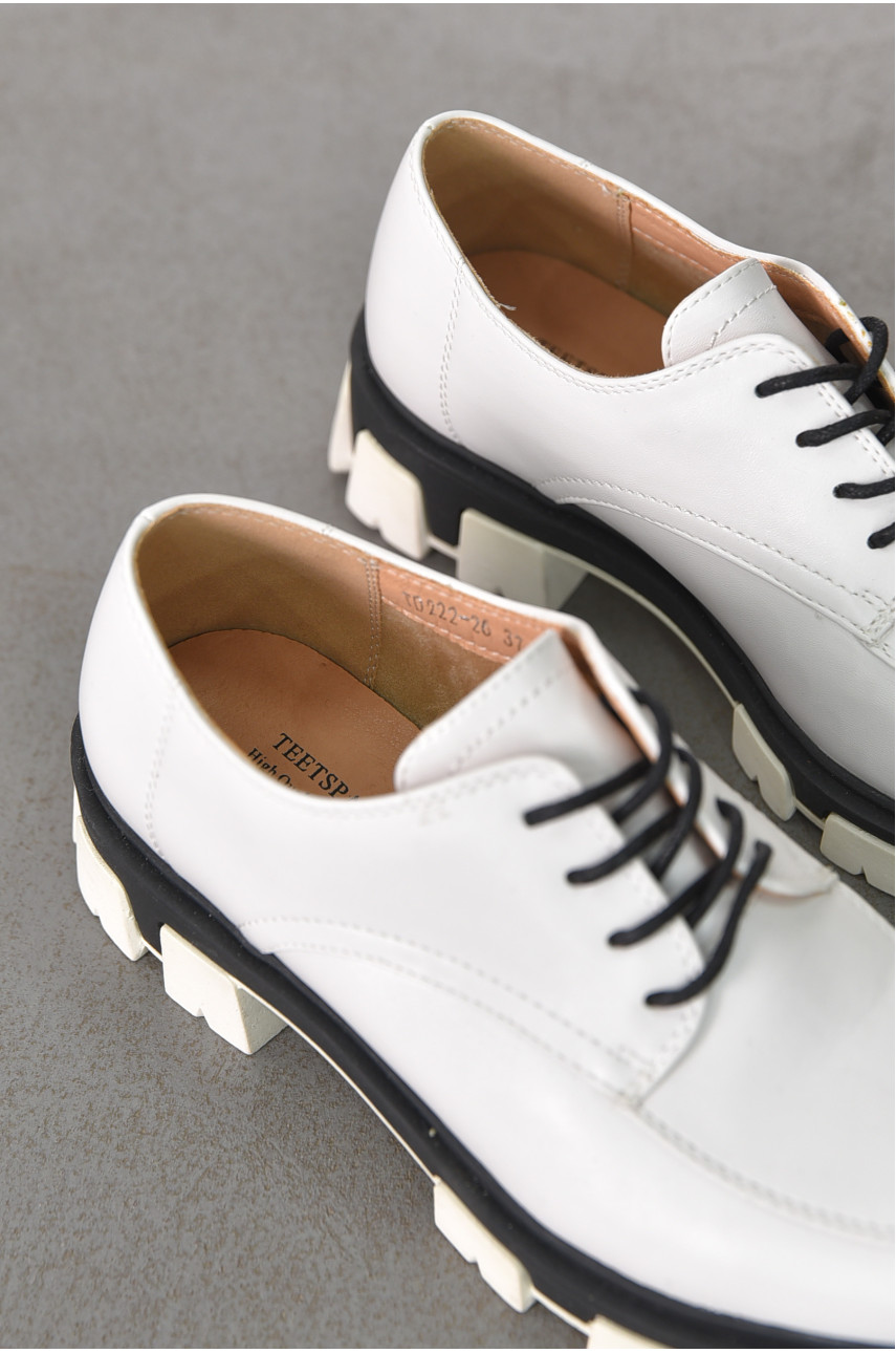 Лофери жіночі білого кольору TD222-26 211123