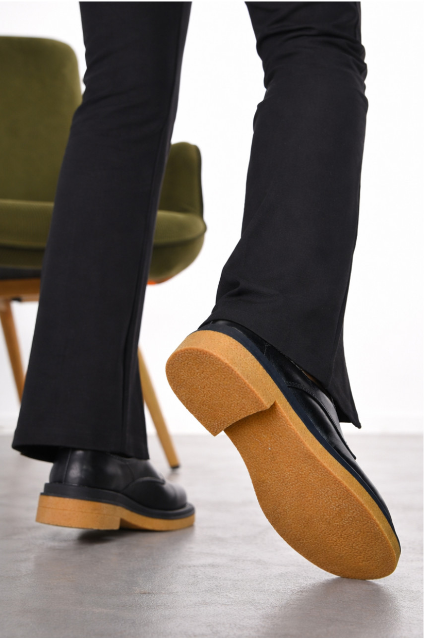 Лофери жіночі чорного кольору TD217-1 211125