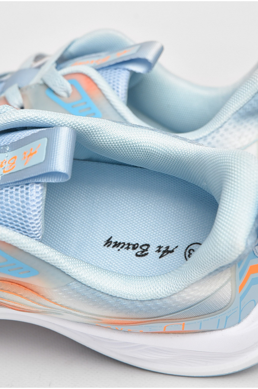 Кроссовки мужские голубого цвета на шнуровке 2849-2 211153 Кроссовки мужские голубого цвета на шнуровке 2849-2 211153