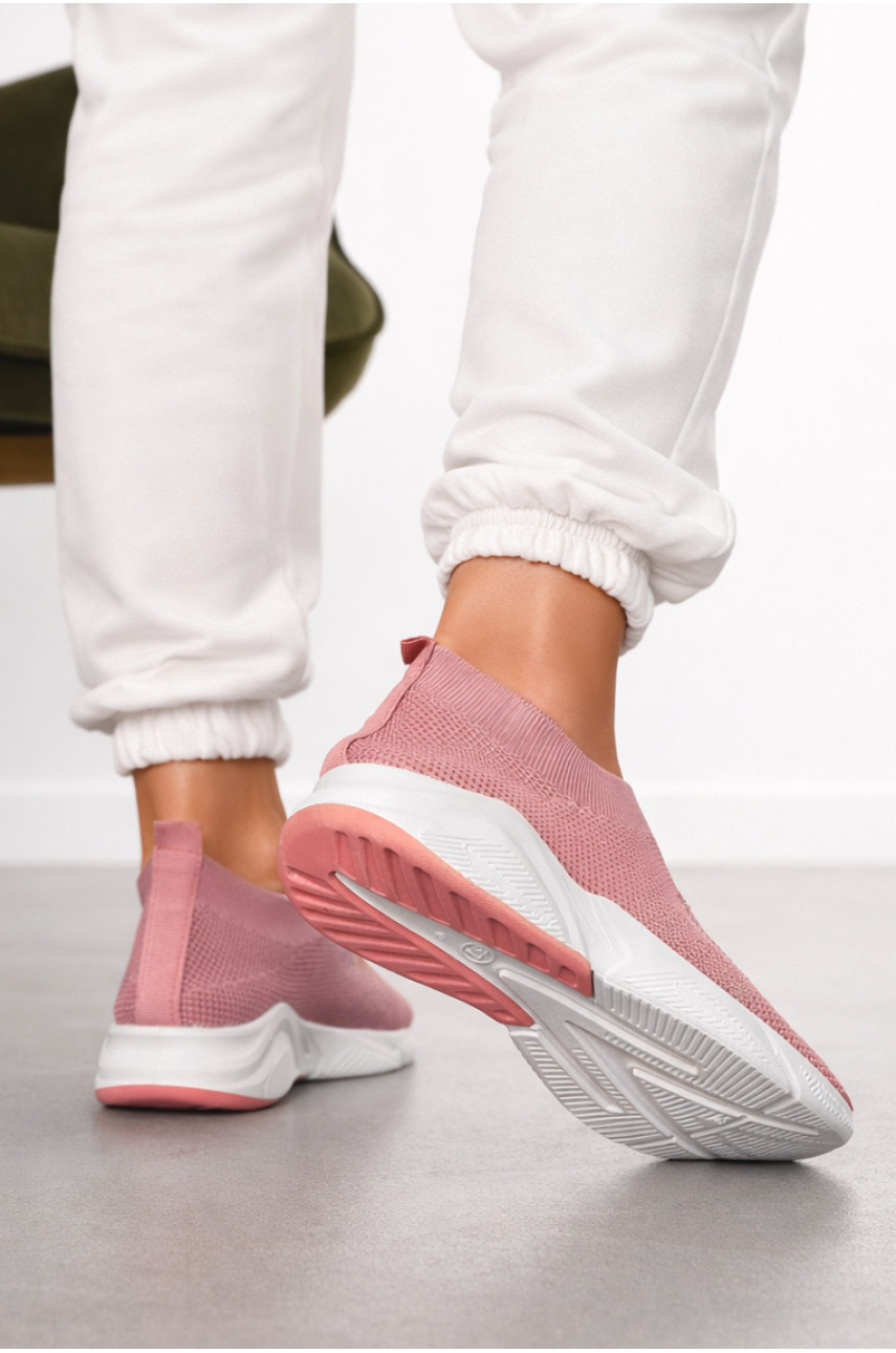 Мокасины женские пудрового цвета н52-3 211156 Мокасины женские пудрового цвета н52-3 211156