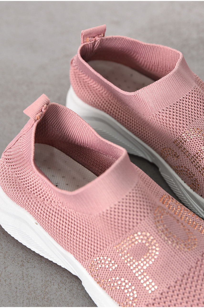 Мокасины женские пудрового цвета н52-3 211156 Мокасины женские пудрового цвета н52-3 211156