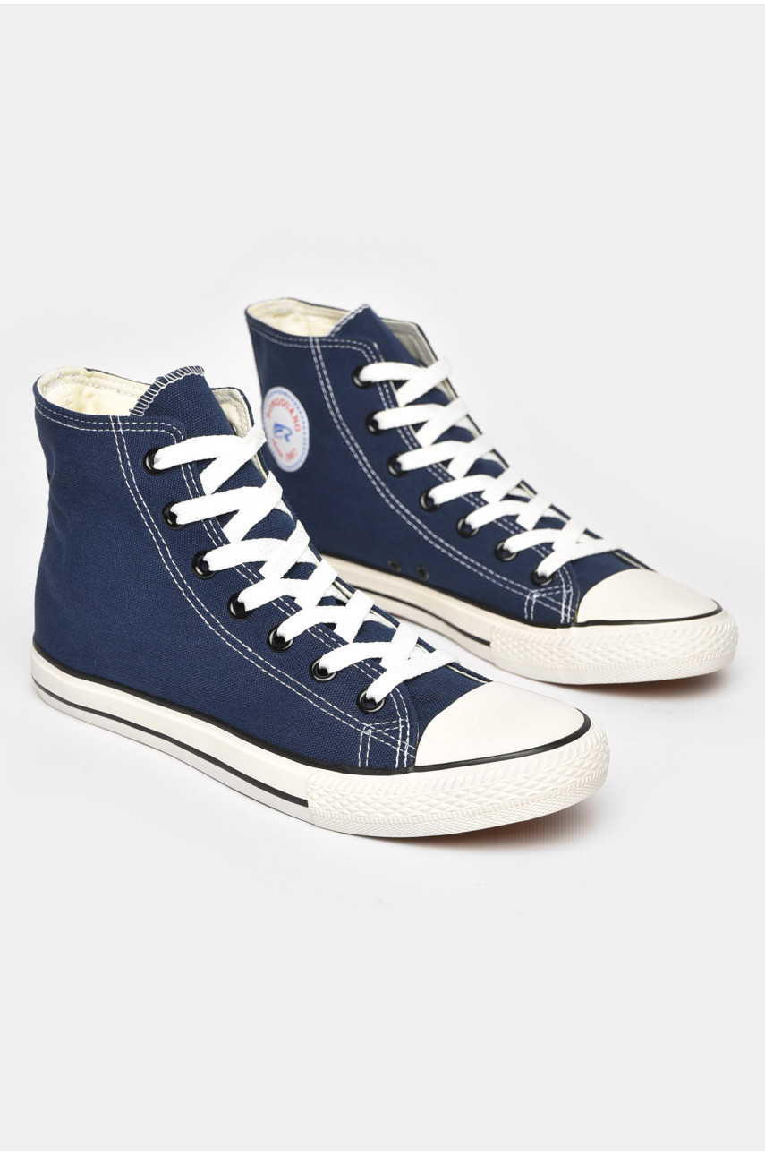 Кеды мужские синего цвета текстиль 8257 211171