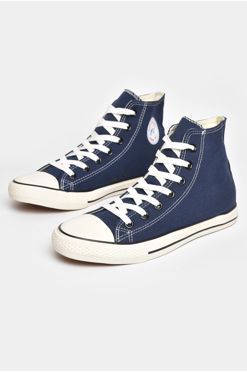 Кеды мужские синего цвета текстиль 8257 211171