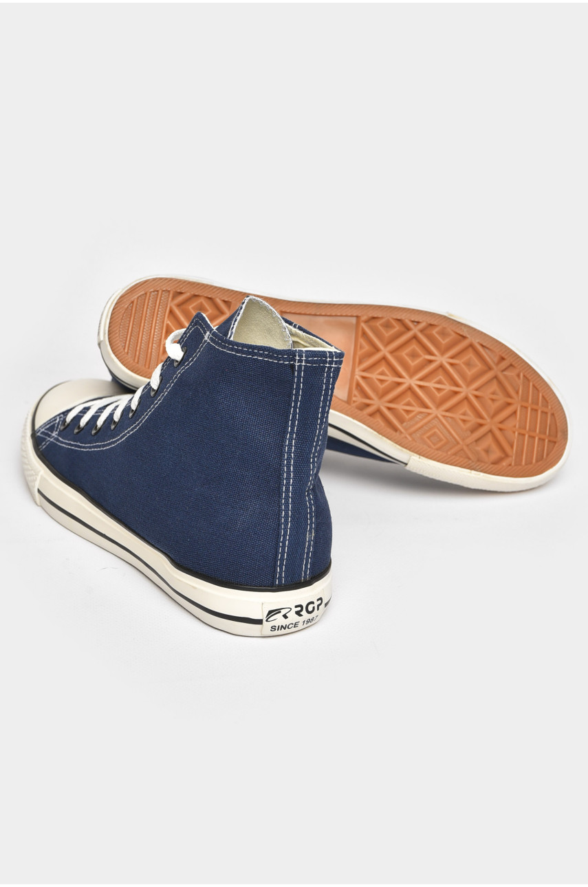 Кеды мужские синего цвета текстиль 8257 211171