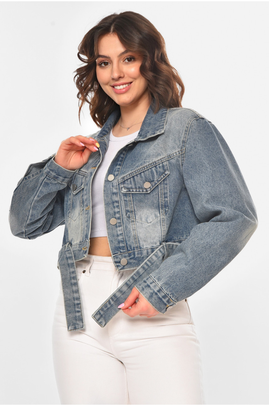 Куртка жіноча джинсова блакитного кольору 2301 211196