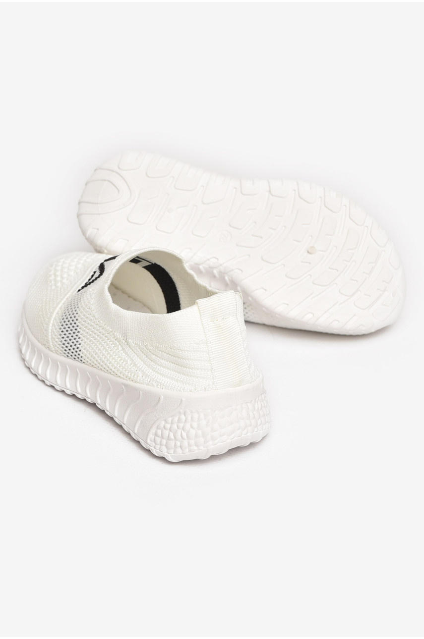 Кросівки дитячі білого кольору 6258-6 211207 Кросівки дитячі білого кольору 6258-6 211207