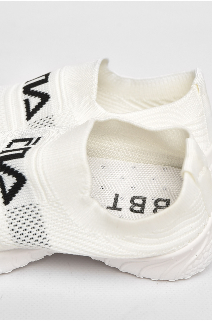 Кросівки дитячі білого кольору 6258-6 211207 Кросівки дитячі білого кольору 6258-6 211207